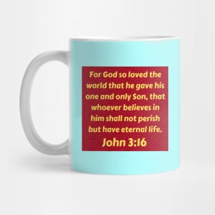 Bible Verse John 3:16 Mug